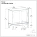 Harper - Low Storage Cabinet - Black Simpli-Home