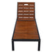 Outdoor Chaise With Adjustable Backrest Hearth and Haven