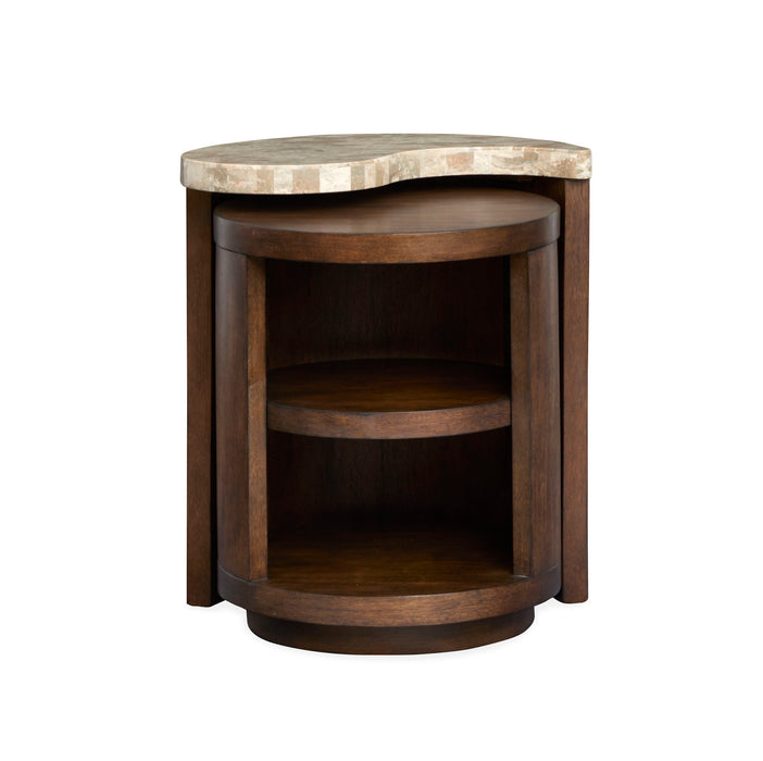 McPherson - Nesting End Table - Burnt Umber Magnussen Furniture
