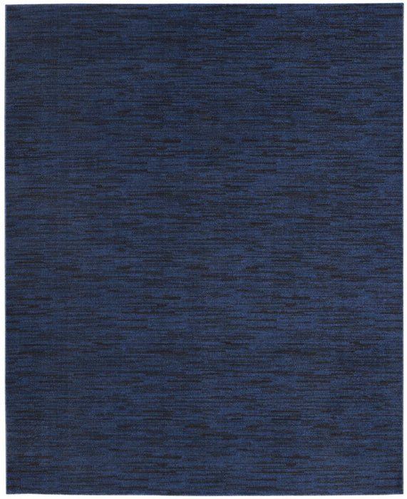 10' X 14' Stain Resistant Indoor / Outdoor Area Rug - Midnight Blue