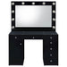 Fern - 7 Drawer Vanity Set With Mirror And Globe Lights Furniture Max