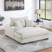 Upholstered Chaise Lounge With Cup Holders USB Port And Pillows Home Essentials