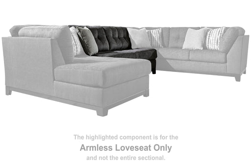 Reidshire - Armless Loveseat - Steel Ashley®
