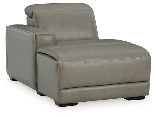 Correze - LAF PWR Reclining Back Chaise - Gray Signature Design by Ashley®