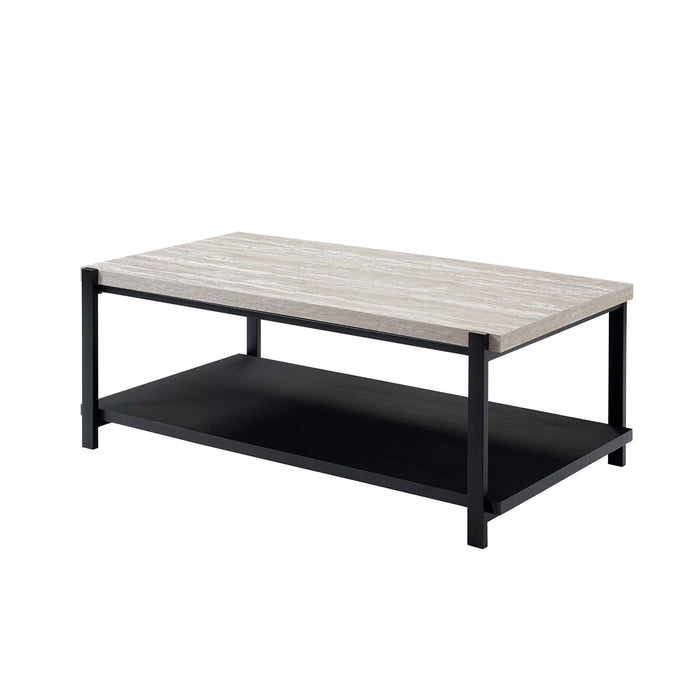 Linea - 3 Piece Occasional Set (1 Coffee & 2 End Tables) - Light Gray New Classic