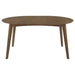 Thomson - Oval Dining Table With Removable Leaf - Walnut Furniture Max