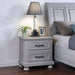 2 Drawer Nightstand With USB Charging Station Emerald Home