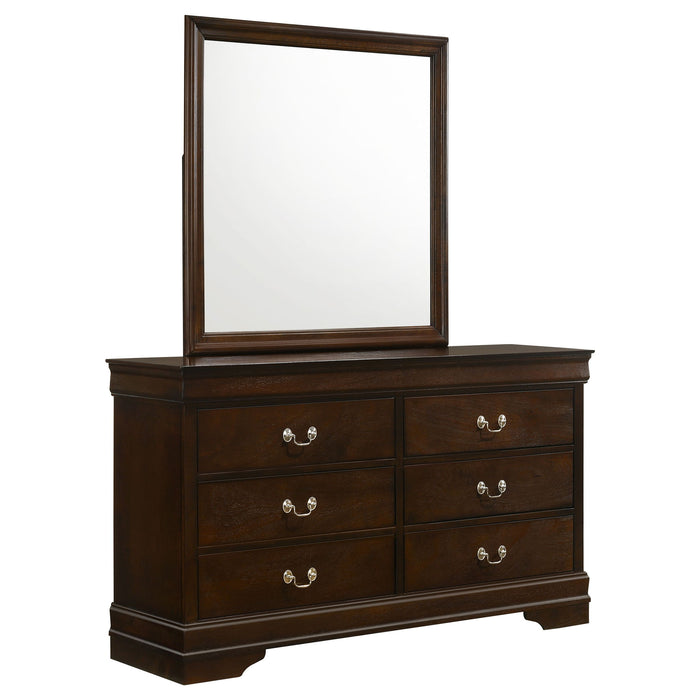 6 Drawer Dresser With Mirror Furniture Max