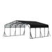 Heavy Duty Carport, All Weather Shelter - Black Daily Nest