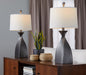 Curvo - Contemporary Polyresin Table Lamp (Set of 2) Lumi Source