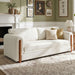 Modern 3 Seater Upholstered Couch Sofa For Living Room Noble House