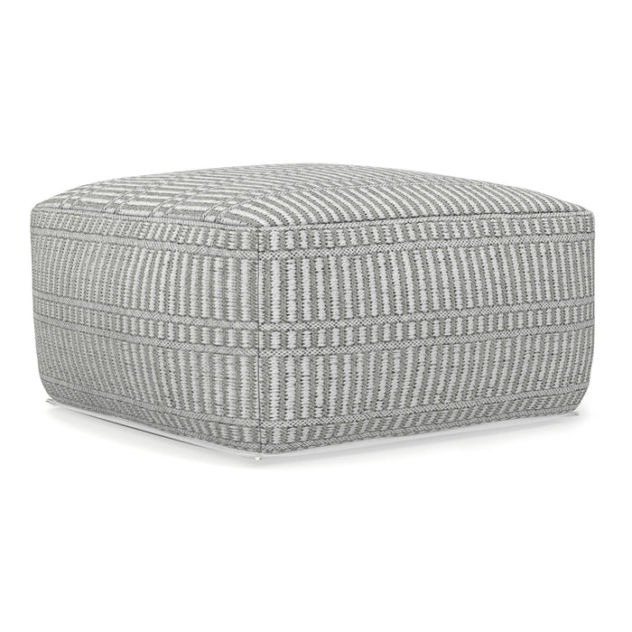 Safford - Square Outdoor / Indoor Pouf Simpli-Home