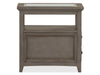 Paxton Place - Chairside End Table - Dovetail Gray Magnussen Furniture