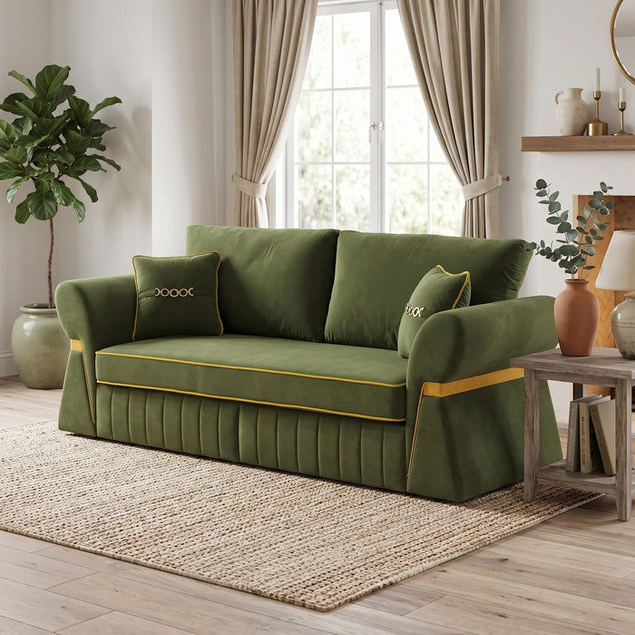 3 Seater Sofa & Pocket Coils And Foam Cushion Home Essentials