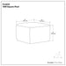 Fredrik - Handcrafted Square Pouf Simpli-Home