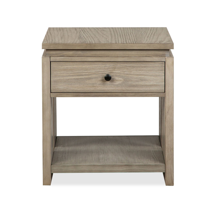 Conrad - Rectangular End Table - Stone Harbor Gray Magnussen Furniture