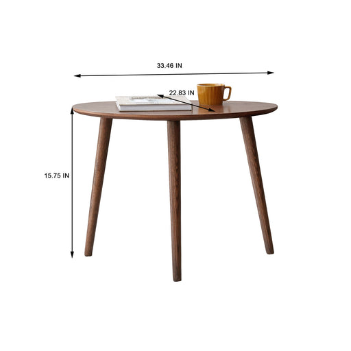 Pebble Shaped Coffee Table - Natural Home Essentials