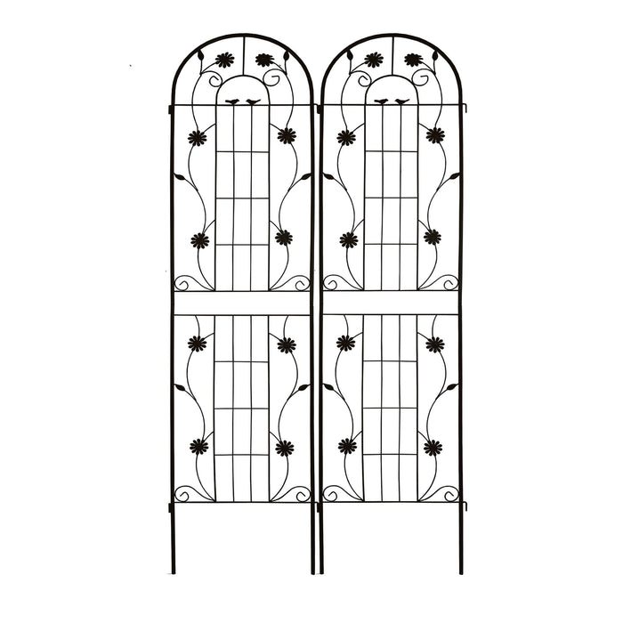 Metal Garden Trellis Rustproof Trellis For Climbing Plant Outdoor Flower Support Daily Nest
