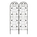 Metal Garden Trellis Rustproof Trellis For Climbing Plant Outdoor Flower Support Daily Nest