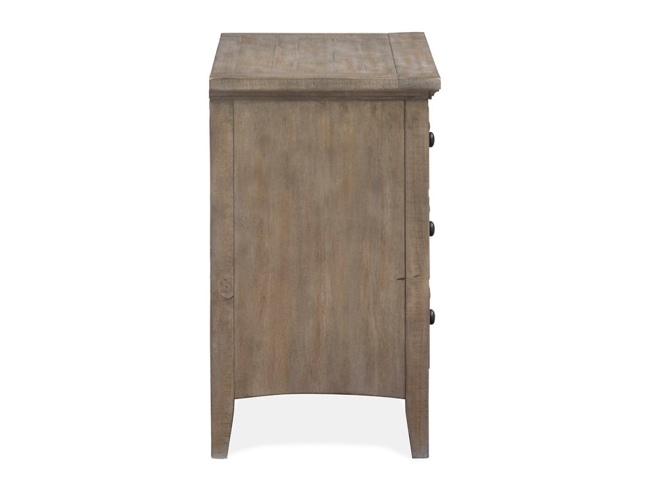 Paxton Place - Wood Drawer Nightstand - Dove Tail Gray Magnussen Furniture