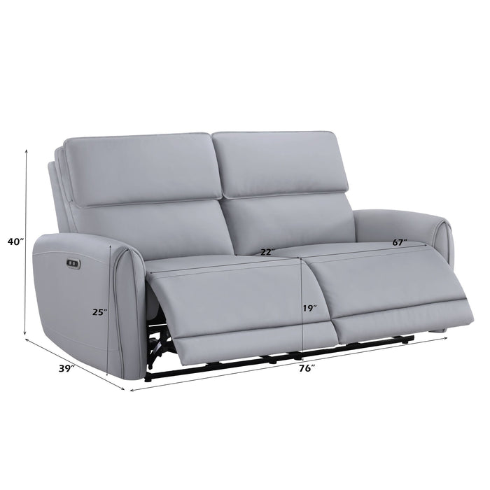 Jeromie - Power Motion Sofa With USB Port - Gray Acme