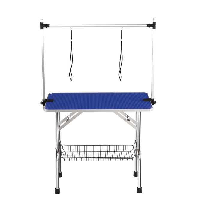 Large Grooming Table For Pet Dog And Cat With Adjustable Arm And Clamps Large Heavy Duty Animal Grooming Table Daily Nest
