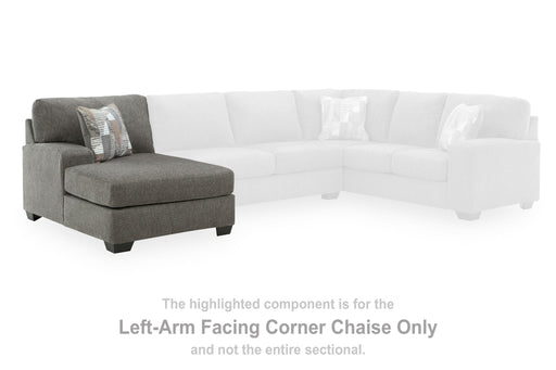 Clarington - LAF Corner Chaise - Greystone Signature Design by Ashley®