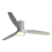 52" 18W LED Ceiling Fan With Dimmable 6 Speed Remote 3 Blade Reversible DC Motor For Living Room - Silver Daily Nest
