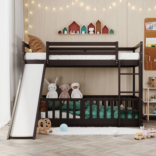 Bunk Bed With Convertible Ladder And Slide DreamHaus