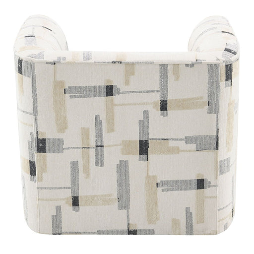 Darya - Chair With Swivel - Beige Pattern Fabric ACME