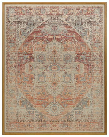 Kerrickson - Wall Art - Red / Orange / Blue Signature Design by Ashley®