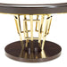 Belmont Place - 60" Round Dining Table - Espresso Michael Amini