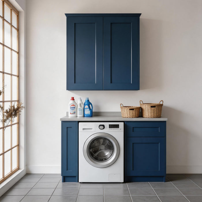 Shaker Wall Cabinet With Soft Close Hinges, Adjustable Shelves, Double Door Home Essentials