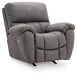 Bakerstein - Power Rocker Recliner With Adjustable Headrest - Galaxy Signature Design by Ashley®
