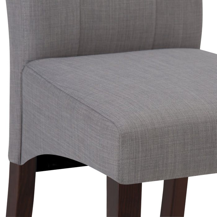 Cosmopolitan - Deluxe Tufted Parson Chair (Set of 2) - Dove Gray