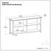 Amherst - Low 4 Shelf Bookcase Simpli-Home