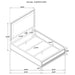 Wedner - Queen Panel Bed - Oak Furniture Max