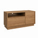 TV Stand For TVs Up To 45" With 1 Door, 1 Drawer, 1 Open Shelf - Oak Home Essentials