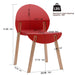 4 Piece Set Of Single Chairs With Long Table Home Essentials