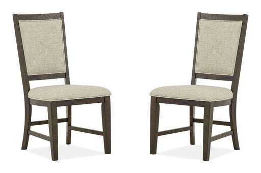 Westley Falls - Step Up Side Chair With Upholstered Seat & Back (Set of 2) - Dark Brown Magnussen Furniture