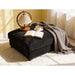 Upholstered Rectangle Ottoman Home Essentials