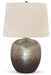 Magalie - Metal Table Lamp  - Antique Silver Finish Signature Design by Ashley®