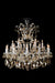 Michael Amini Lighting - La Scala 19-Light Traditional Crystal Chandelier - Cognac Michael Amini