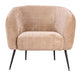 Racine - Accent Chair - Linen Beige / Brown Zuo Modern