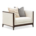 Belmont Place - Matching Chair - Cream / Espresso Michael Amini