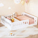 Platform Bed With Guardrail Hearth and Haven