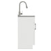 Modern Shaker All-In-One Laundry Utility Sink And Cabinet With Pull-Out Faucet Simpli-Home
