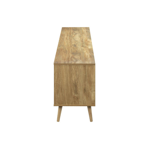 TV Stand Console With Storage Drawers And Cabinets - Walnut 8th Street
