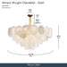 Michael Amini Lighting - Almara 18-Light Frosted Glass Chandelier - Frost / Gold Michael Amini