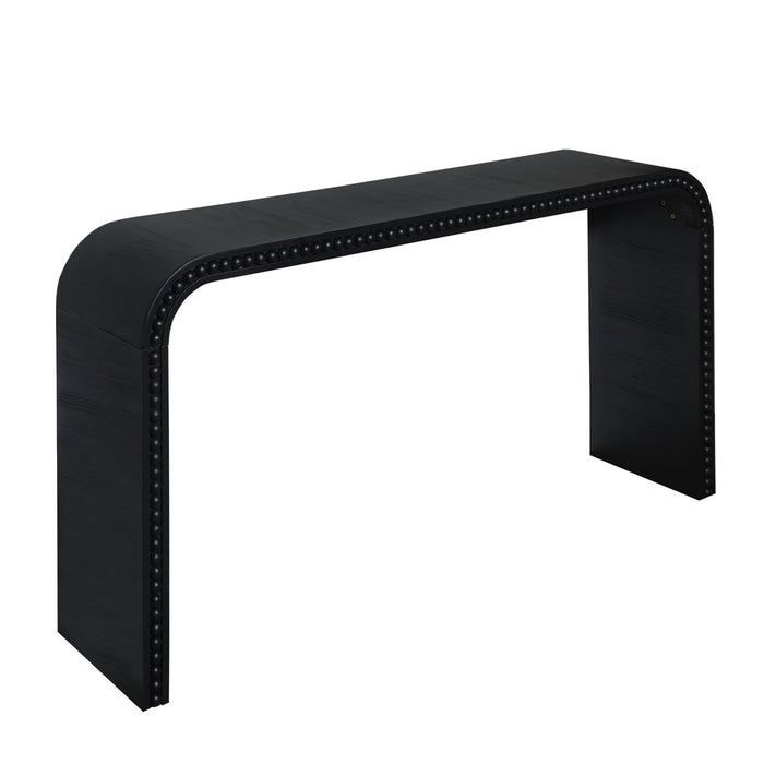 Waterfall Console Table Home Essentials